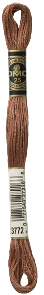 DMC 3772 Skeine Brown Glazed Chestnut