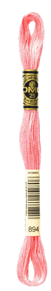 DMC 894 Skeine